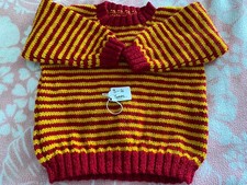 Gorgeous Stripes! Hand Knitted Child&rsquo;s Jumper Age 3-4