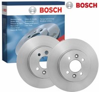 2X Bremsscheibe Bosch 0986479195 2 Bremsscheiben Hinterachse Hinten FüR Renault