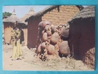 Postcard Côte d'Ivoire Northern Village circa 1980