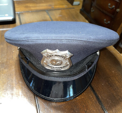 Security Guard Cap Hat with Badge Emblem XXL