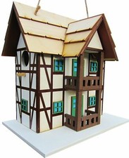 Vogelhaus ,Nistkasten, Vogelhäuschen ` Fachwerkhaus´