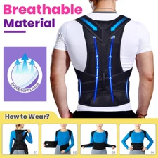 Women Men Shoulder Corrector Back Support Posture Correction Brace Belt Therapy
