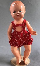Celluloid Zelluloid Sitzbaby Spielzeug Baby Puppe Minerva Buschow & Beck ~1920