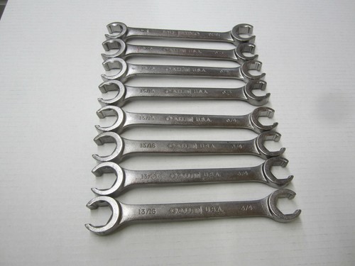 Cantidad (8) Allen Hecho en EE. UU. 3/4" X 13/16" SAE Doble Acampanada Tuerca 6pt Llave de Línea 21415 - Imagen 3 de 3