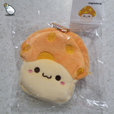 MapleStory Plush KeyChain KeyRing Pouch OrangeMushroom BTS Jimin