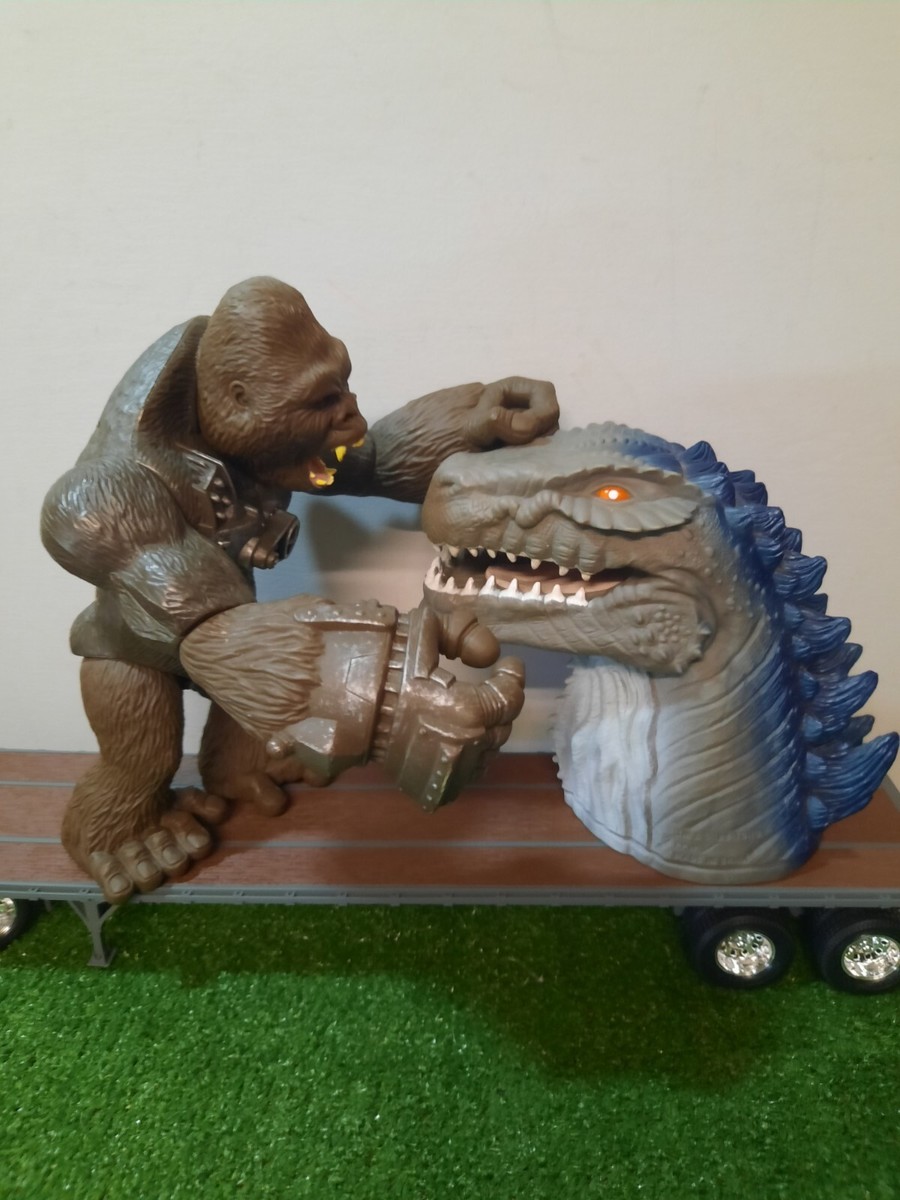 2009 Lanard Articulated Primal Cyber KING KONG. #1998 GODZILLA