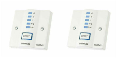 2 x Timeguard TGBT4N 'BoostMaster' Countdown Zeitschaltuhren Boost 4 Stunden