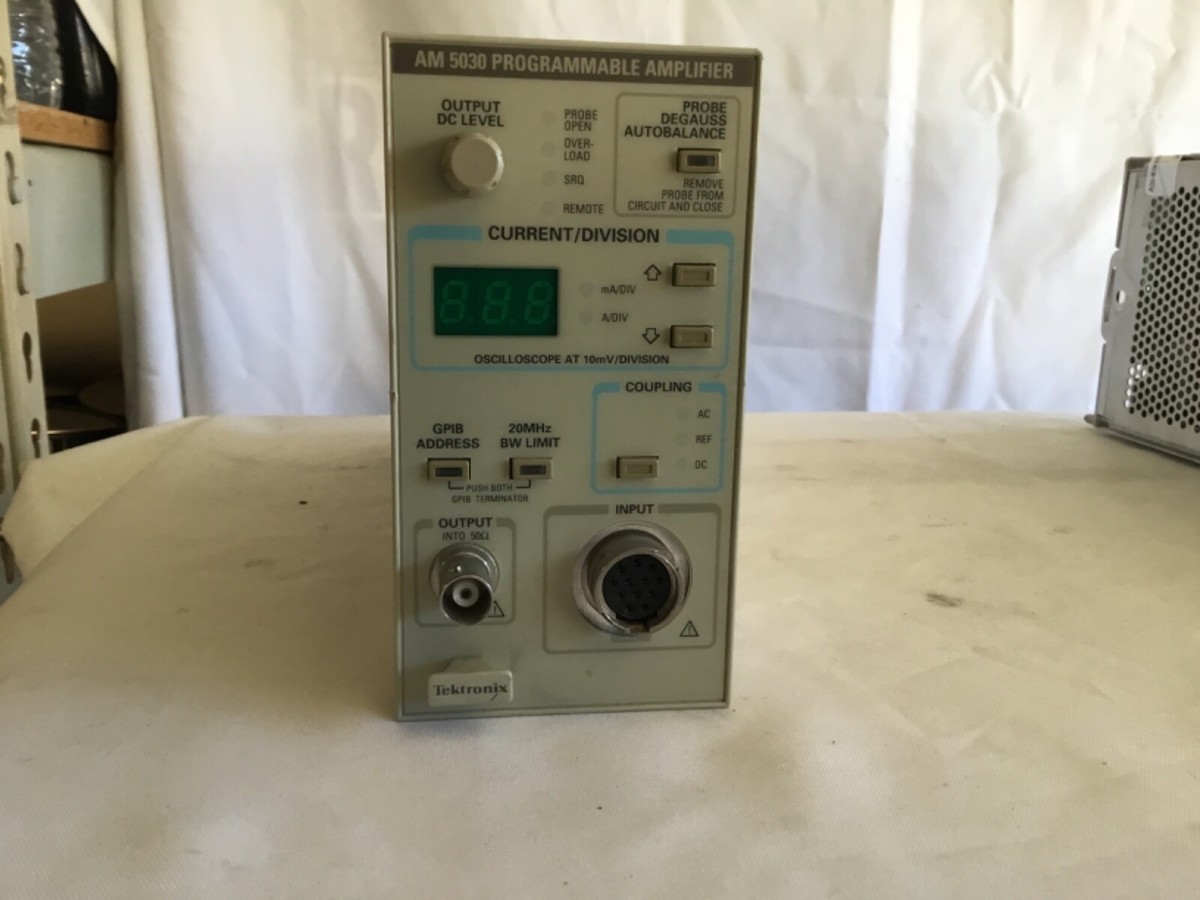Tektronix AM5030 Current Probe Amplifier great used item AM Tektronix AM5030 Current Probe Amplifier great used item AM
