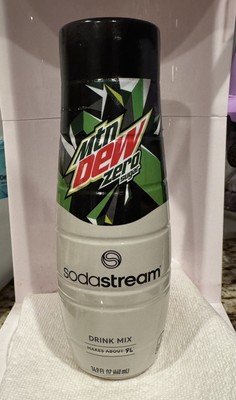 SodaStream Mountain Dew Zero Sugar Soda Mix 440 ml Mt Dew 14.9oz Soda stream