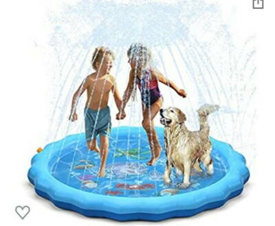 NEW Animal Fun Splash Pad Sprinkler for Kids, Dogs 68