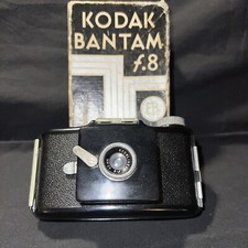 Kodak Bantam F.8 CAMERA Original Box ART DECO 1938 Bakelite Untested