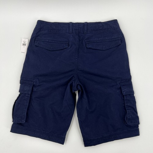 Gap Short Boy 14 Youth Cargo Adjustable Waist Zip Up 26x9.5 Pant School Core Ne - Picture 12 of 15