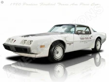 1980 Pontiac Firebird Turbo Trans Am New Metal Sign: Indy 500 Pace Car