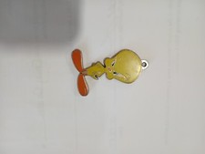 2 warner bros Loony tunes Tweety Bird Keychain charm