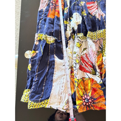 ME2Magic athropologie Floral Maxi Dress Bohemian Empire Waist Summer Dress XL s1 - Picture 6 of 6