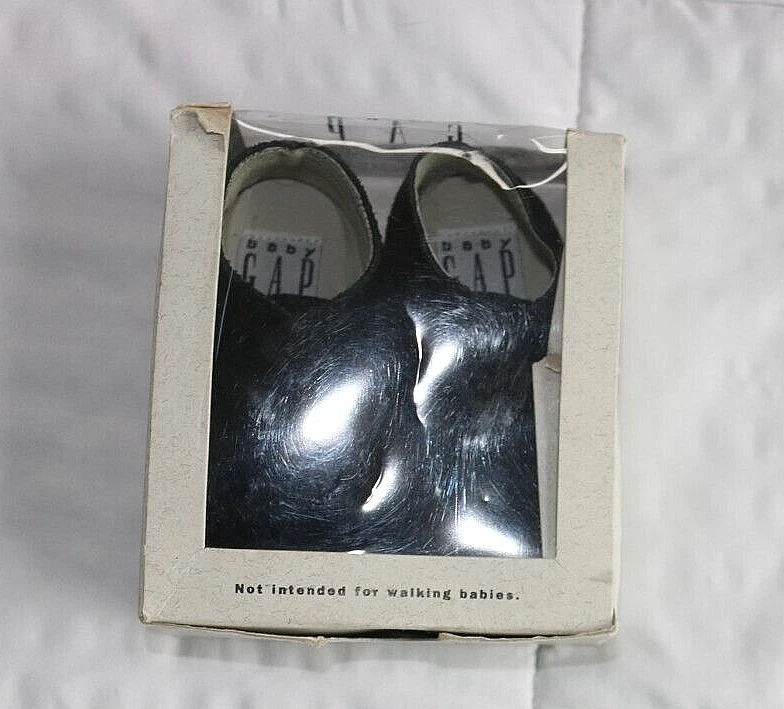 Gap Baby Black Suede Shoes size 4 - Image 3 of 3