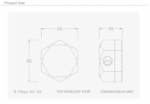Bykski B-FMpa-HC-V2 G1/4' 2-Way 2 Holes Flow Indicator Flow Meter A-RGB Light - Photo 7/20