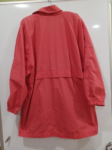 Catalina Wmn's XL Vtg Red Long Windbreaker Jacket - Picture 6 of 13