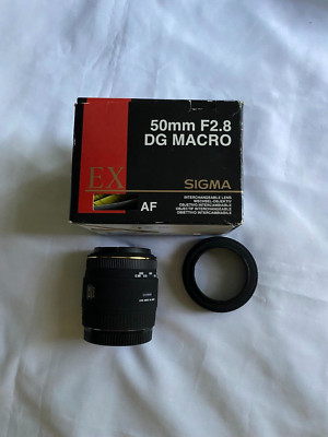 Sigma EX 50mm f/2.8 EX DG Lens For Canon AF