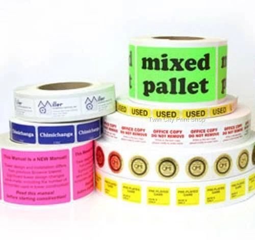 1,000 Printed Labels, Custom Rectangle Stickers,  1.25" x 3.5",  1 ink color - Image 4 of 4