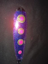 High Percentage Salmon Trolling Spoon With Hyper Vis Tape Not Paint 3 3/4”