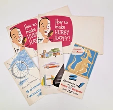 Vintage Lot of 1956 Amana Refrigerator Deep Freezer Salesman Brochures VTG