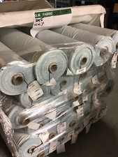 Laura Ashley Belton Duck Egg Fabric 35 METER ROLL 