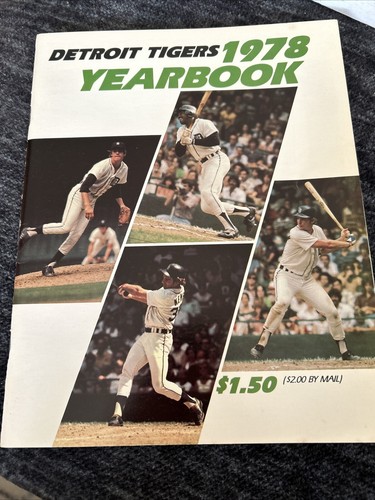 1978 Detroit Tigers Yearbook, Alan Trammell, Lou Whitaker, Jack Morris, Fidrych