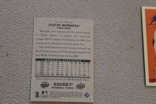 2008 Upper Deck Goudey Complete Finish Fill Your List Set U-Pick #1-200 - Picture 228 of 400