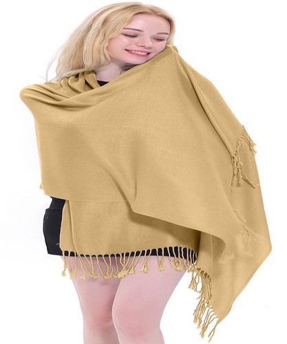 Solid Colour Design Shawl Scarf Wrap Stole Shawls Scarves Pashmina CJ Apparel - Picture 271 of 900