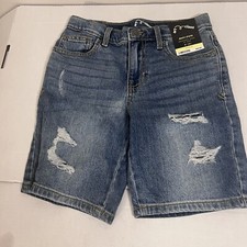Art Class Boys Bermuda dark wash denim shorts Size 8 M