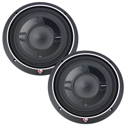 (2) Rockford Fosgate P3SD4-10 P3 Punch Series 10" DVC 4-Ohm Shallow Subwoofers - Picture 1 of 5