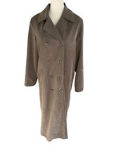 Vintage Kristen Blake Women’s Size 8 Petite Trench Jacket Brown Buttons