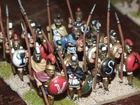 25mm CLASSICAL / GREEK - 16 HOPLITES - (138)