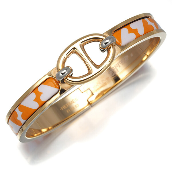 【HERMES】Mini Clic Chaine d'Ancre Cartes a Jouer bracelet Auth HERMES Bracelet Mini Clic Chaine d'ancre Cartes a Jouer