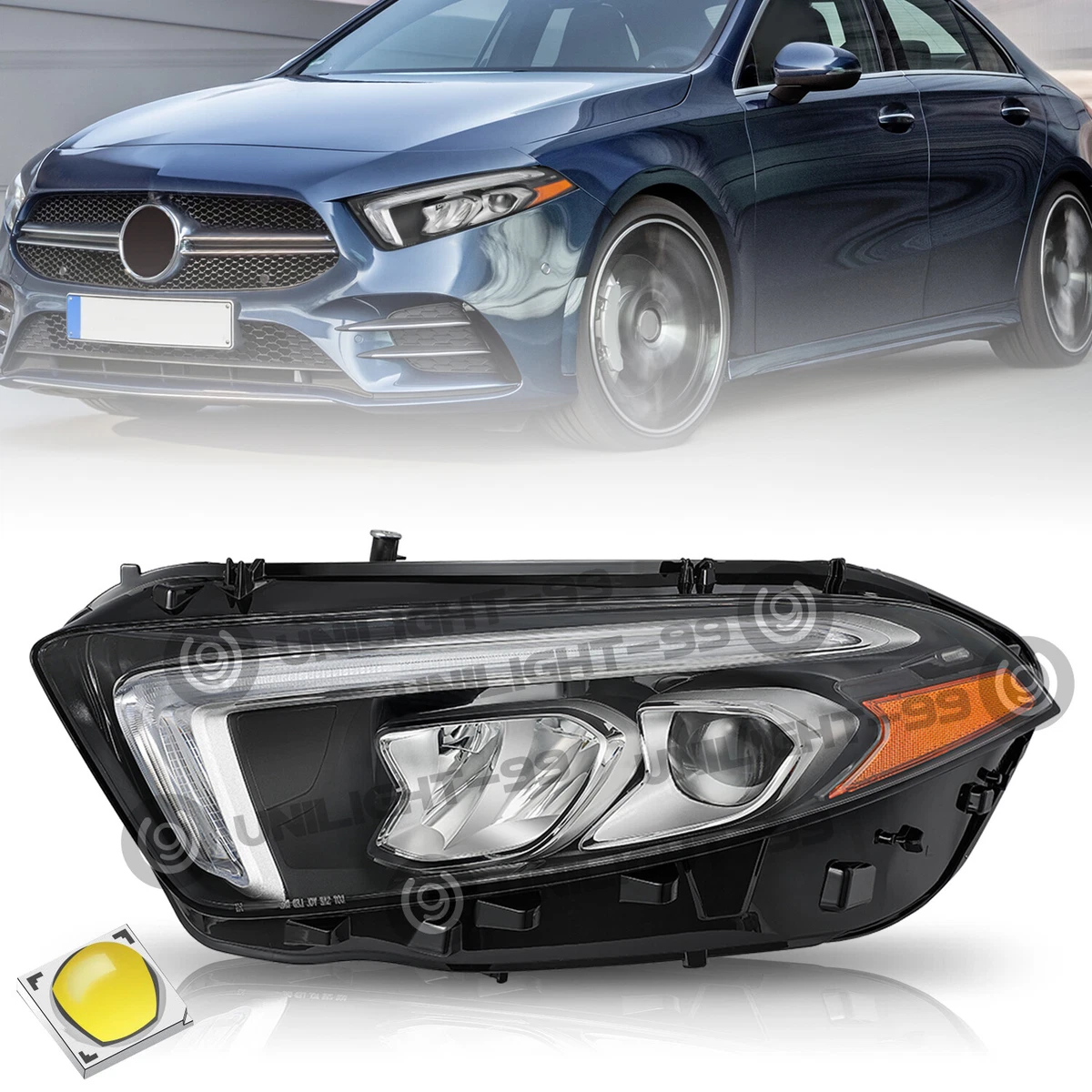 25+ Headlight Assemblies for Mercedes-Benz A200 for sale | Updated