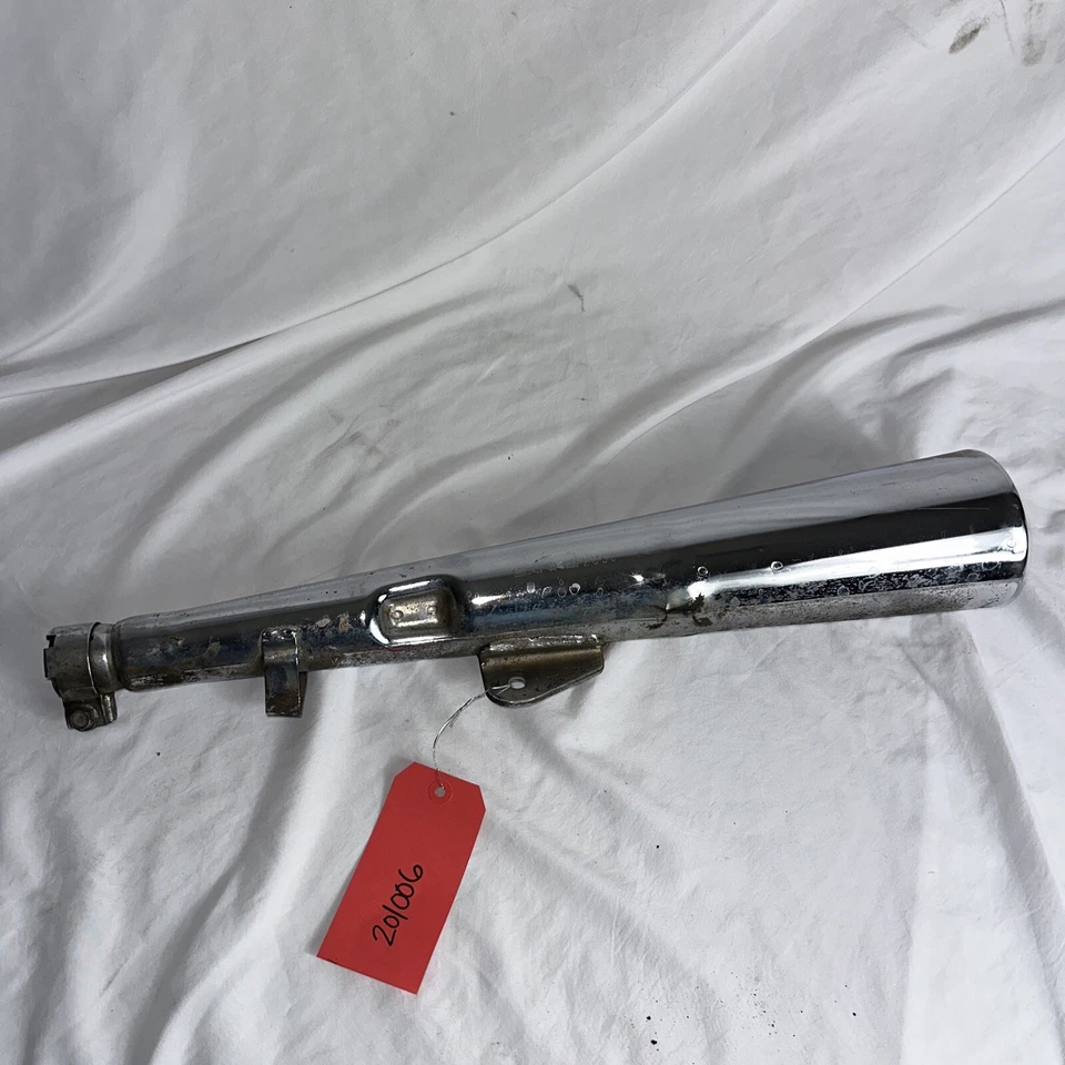 1980 80 Suzuki GS250T GS 250 Left Side Muffler 14340-11400-H01 *201006 - Imagem 2 de 4