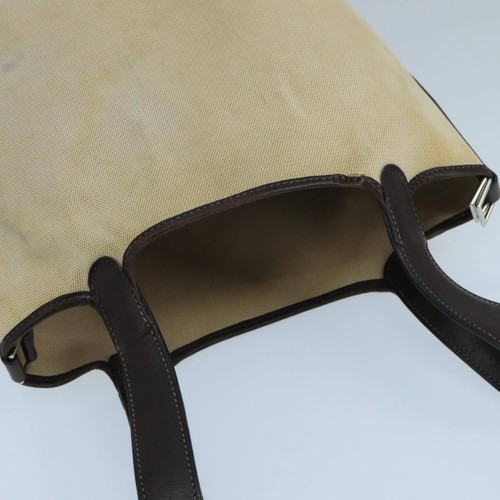 Auténtico bolso de mano de lona beige Hermès Picotin - Imagen 5 de 19