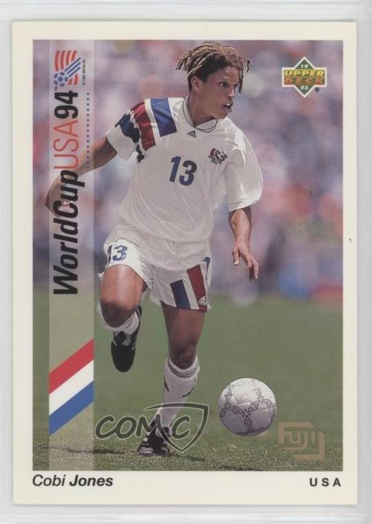 1993 Upper Deck World Cup 94 Preview English/Spanish Cobi Jones #13
