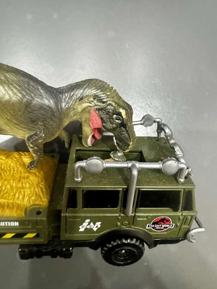 Jurassic Park The Lost World 1997 火柴盒 RageRig 移动 TRex 压铸卡车 — 第 4/4 张图片