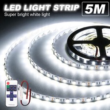 6000K Waterproof LED Strip Light 16ft For Boat / Truck / Car/ Suv / Rv White