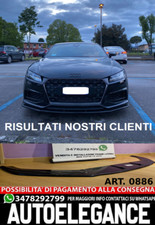 FRONTSPLITTER FÜR AUDI TT FV MK3 2015+, GEEIGNET FÜR RS ABS SCHWARZE STOßSTANGE0