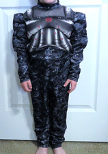 Costume Gray Digital Camo Operation Rapid Strike Muscle Suit Child Size 4-6