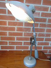 Vintage French 1940s/50s Factory Industrial Workshop Desk Lamp Ferdinand Solere