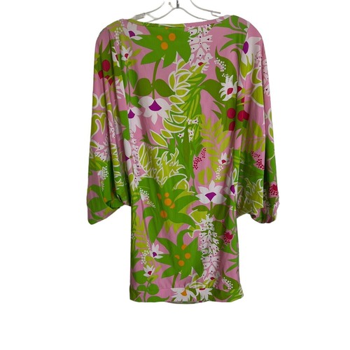 $152 NWT Trina Turk LA PALMA TUNIC Swim Cover Up Beach Resort Dress Sz L - Bild 7 von 11