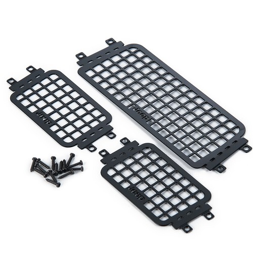 For 1:24 Axial SCX24 Wrangler AXI00002 Metal Car Side Rear Window Mesh Net Kit - Picture 4 of 6