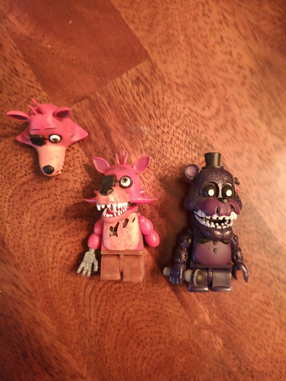 FIVE NIGHTS AT FREDDY'S MINI FIGURES (3) - FREDDY, FOXY, SHADOW FREDDY  MCFARLANE