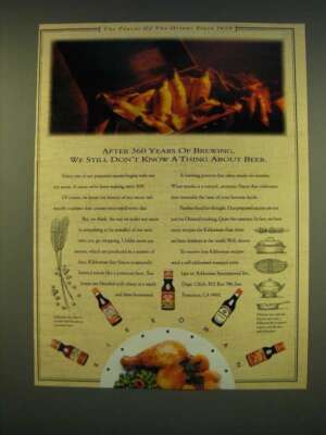 1990 Kikkoman Sauces Ad - After 360 years of brewing, we still don't know