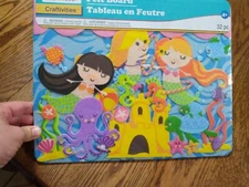 NEW CREATOLOGY MERMAID OCEAN SUBMARINE Beach FELT BOARD ACTIVITY STORY  32 PCS