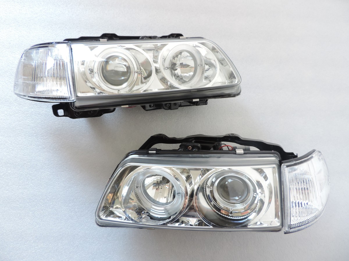 CBXインテグラライト 1988-1989 Honda Civic 3DR EX CASA Halo Projector Headlights L+R